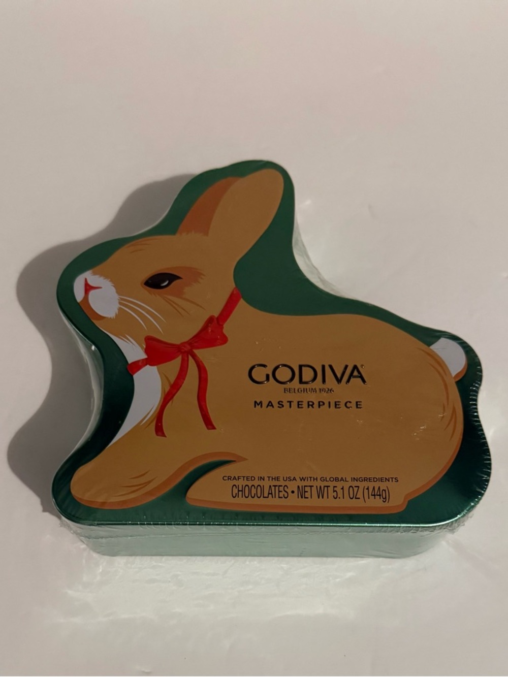 Godiva Gold Bunny Tin - Holiday Chocolates